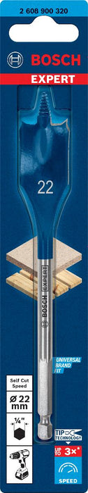 BOSCH FLAT DRILL BIT 22X100X152