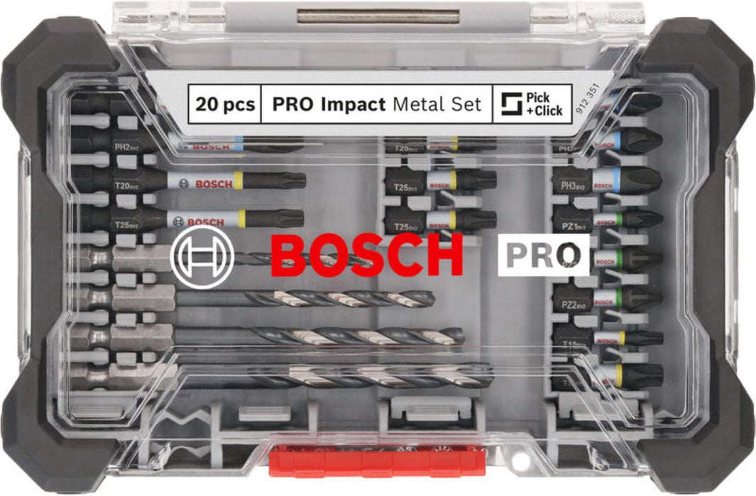 BOSCH PRO BIT AND DRILL SET 20PCS