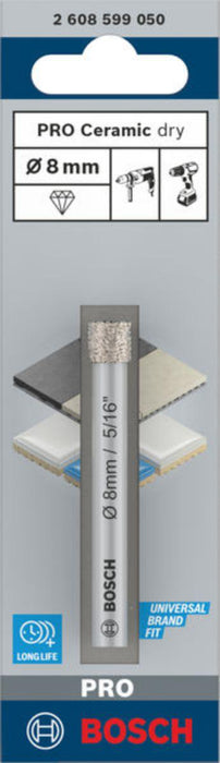 DRILL BIT FOR CERAMIC 8X66MM BOSCH