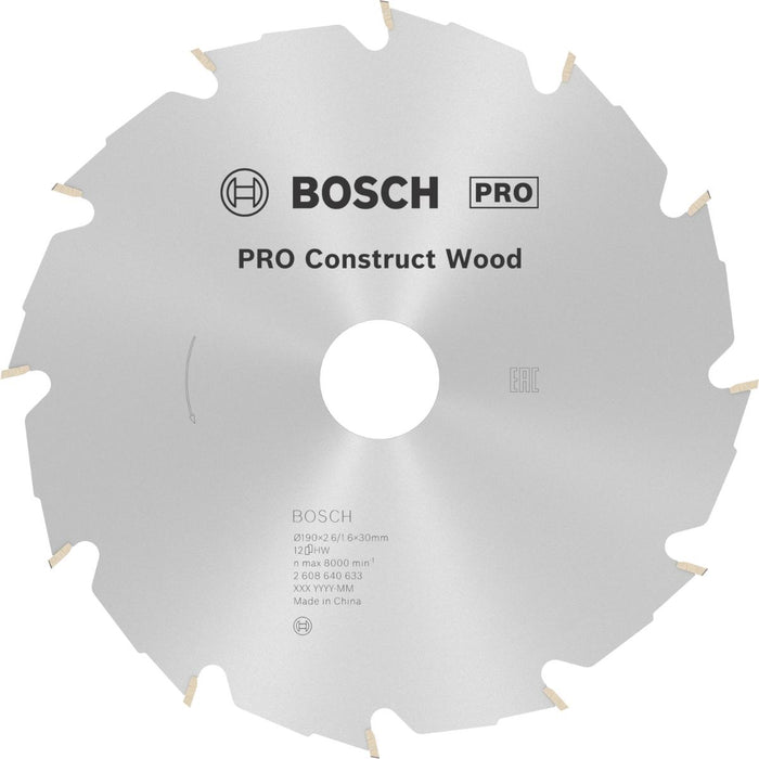 CIRCULAR DISC FOR WOOD 190MM BOSCH