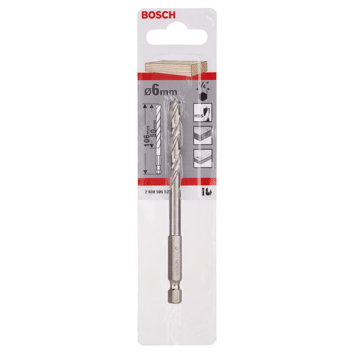 WOOD DRILL BOSCH 6X63X106