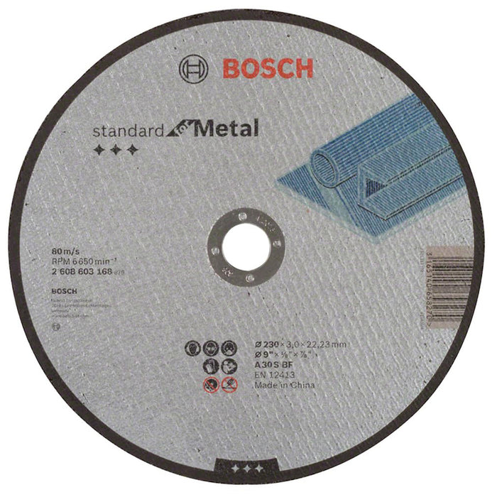 METAL CUTTING DISC INOX BOSCH 230x3x22.23