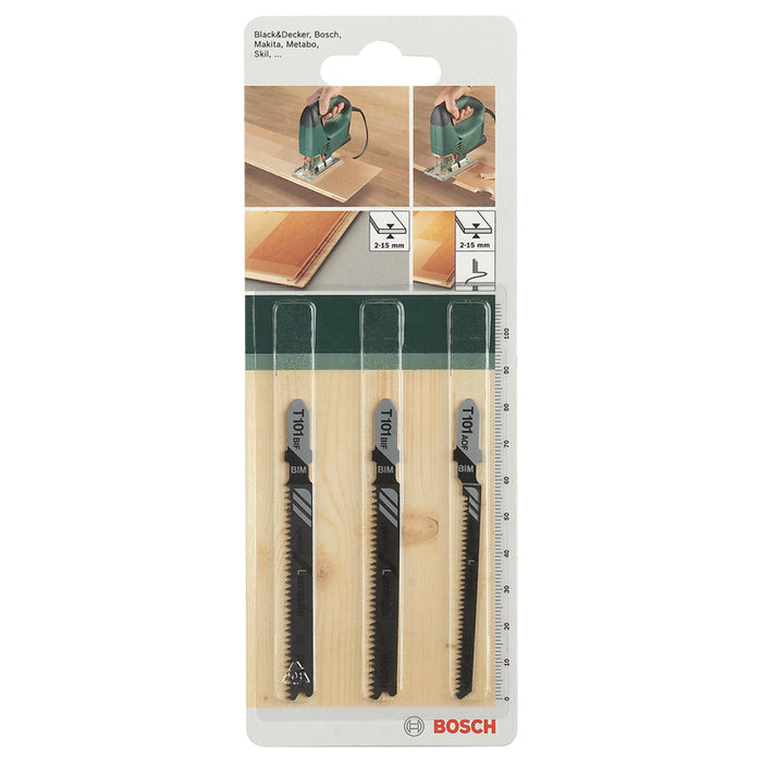 JIG SAW KNIFE 3 PCS BOSCH T101 BIF T101 AOF