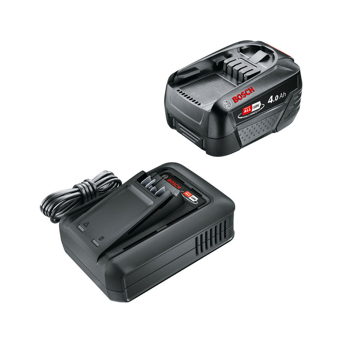 BATTERY AND CHARGER 18 V 4 AH BOSCH POWER FOR ALL
