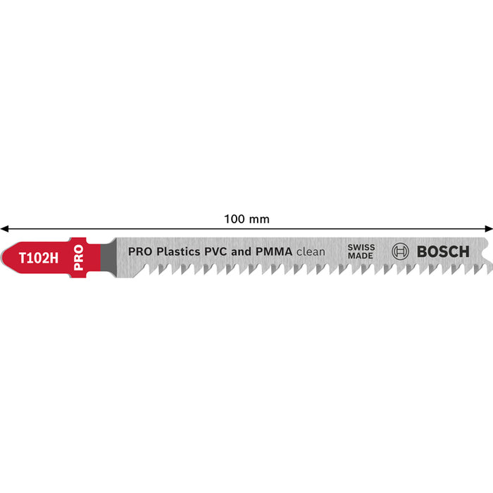 SET OF 3 BOSCH JIGSAW BLADES 100 MM