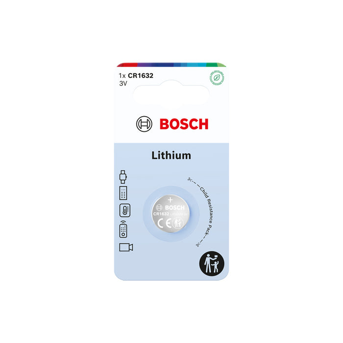 BATTERY CR1632 1 PIECE BOSCH LITHIUM