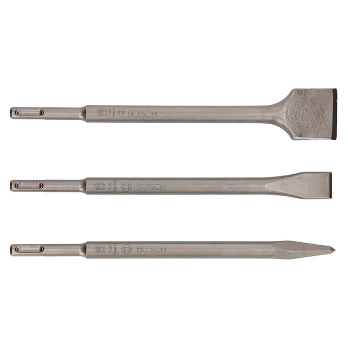SET OF PARTS SDS PLUS BOSCH 3 PCS