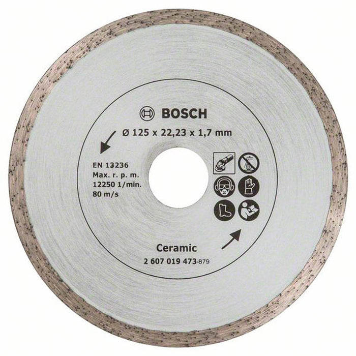 DIAMOND DISC FOR CUTTING NON-METAL BOSCH 125x1.7x22.23