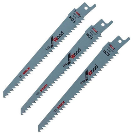 SET OF 3 BLADES FOR KEO BOSCH CORDLESS SAW