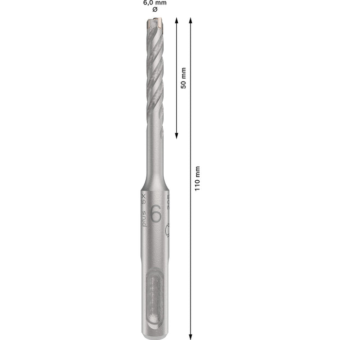 DRILL FOR CONCRETE BOSCH SDS PLUS-5X 6X110
