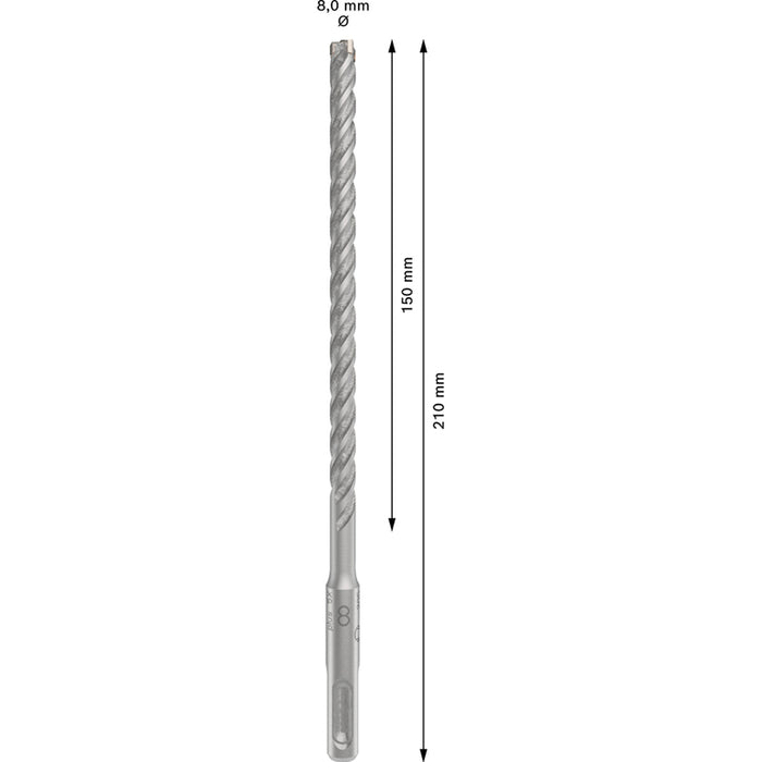 DRILL FOR CONCRETE BOSCH SDS PLUS-5X 8X210