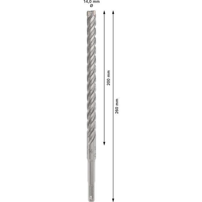 DRILL FOR CONCRETE BOSCH SDS PLUS-5X 14X260