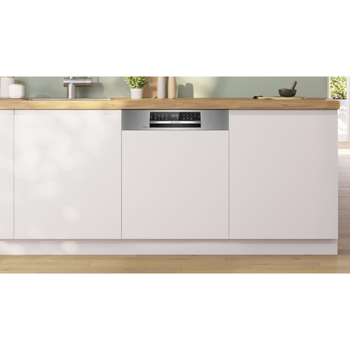 Bosch SMI6ZCS16E, SER6, Intelligent dishwasher integrated, B, Zeolith,  9,0l, 14ps, 8p/5o, 40dB(B), Silence 39dB, 3rd drawer, Extra Clean Zone, display, PerfectDry, HC, interior light