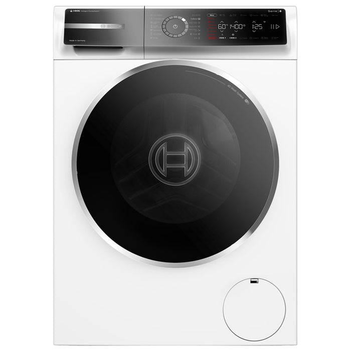 Bosch WGB244A2BY, SER8, Washing machine 9kg, A-50%, 1400rpm, 47/71dB(A), i-DOS, 4D Wash, HC, Iron Assist, AntiStain Plus, AquaStop, Interior light, waveDrum 65l, chrome-blackgrey door