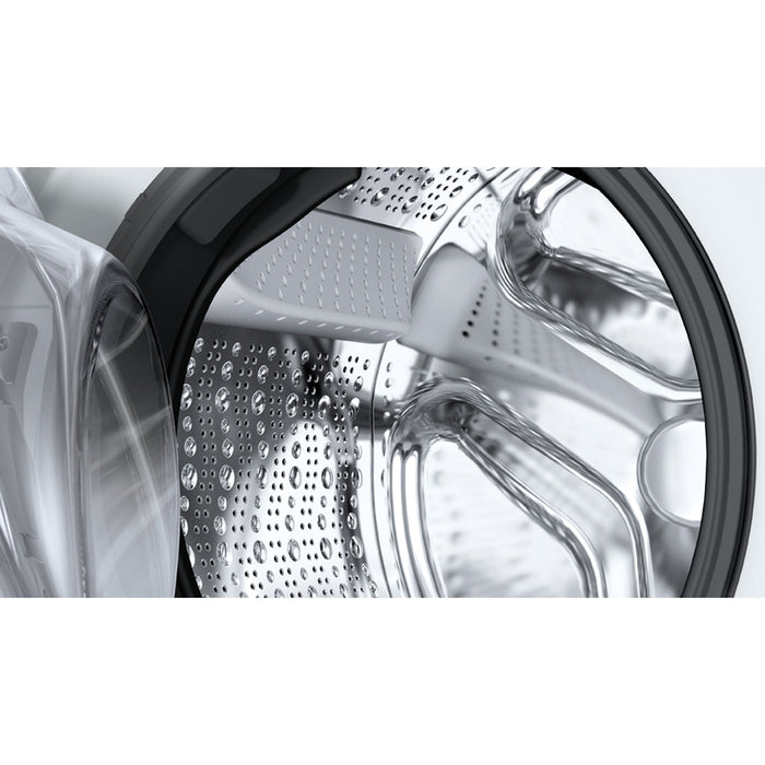 Bosch WGB244A2BY, SER8, Washing machine 9kg, A-50%, 1400rpm, 47/71dB(A), i-DOS, 4D Wash, HC, Iron Assist, AntiStain Plus, AquaStop, Interior light, waveDrum 65l, chrome-blackgrey door