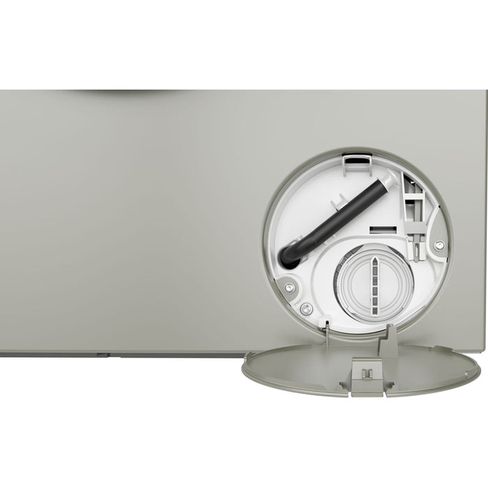 Washing machine BOSCH WGB2560X1, 10 kg, 1600 rpm. Silver stainless steel