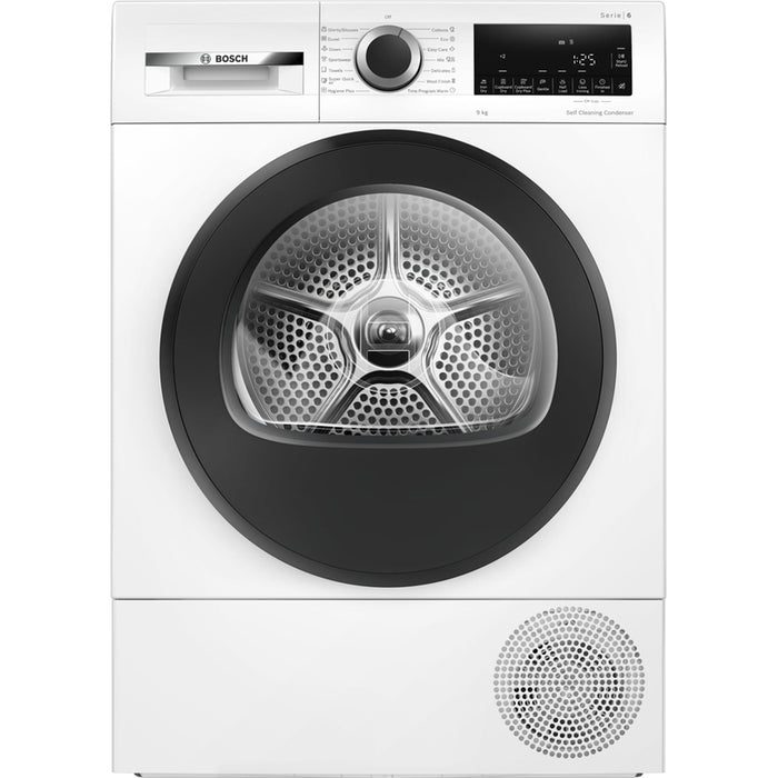 BOSCH WQG14501BY Dryer, 9 kg, Heat Pump, Auto Dry, SelfCleaning Condenser