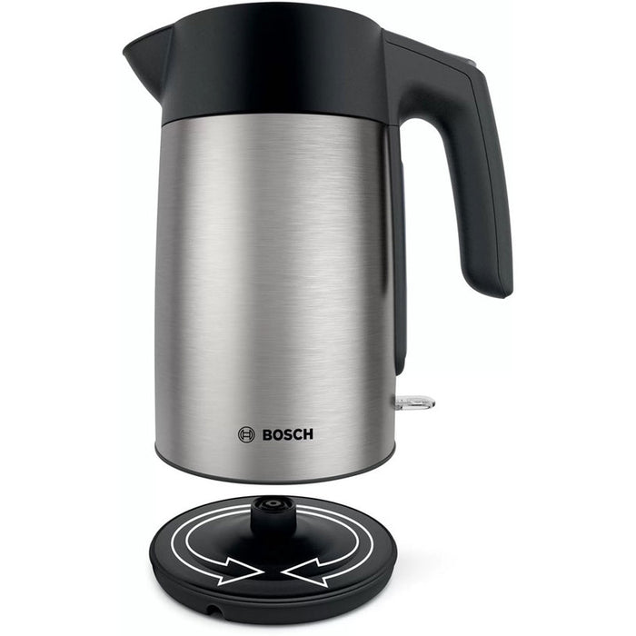 Bosch TWK7L460, Kettle, 2000-2400 W, 1.7 l,  Cup indicator, Triple safety function, Stainless steel