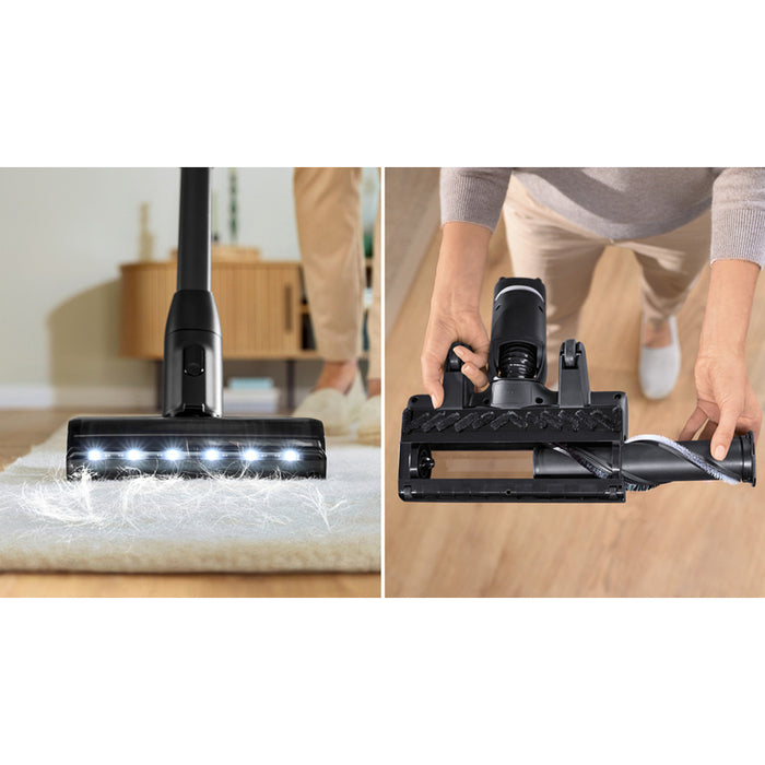 Bosch BCS1041PET stick vacuum/electric broom Battery Dry HEPA Bagless 0.4 L 23.5 W Black, Red 4 Ah