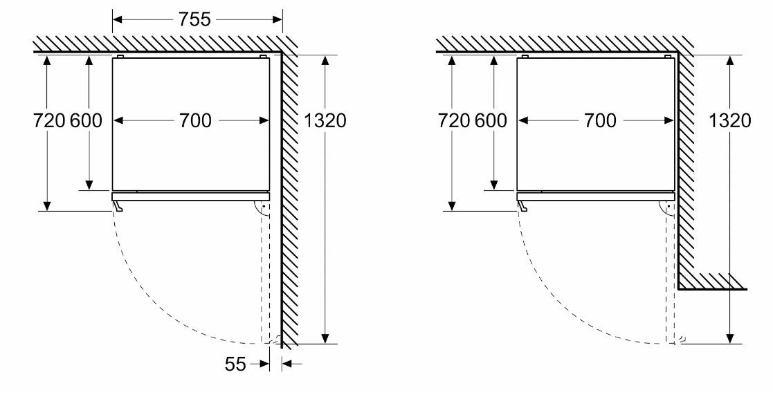 Refrigerator-freezer combination Bosch Series 4 KGN497ICT 440 l C Stainless steel