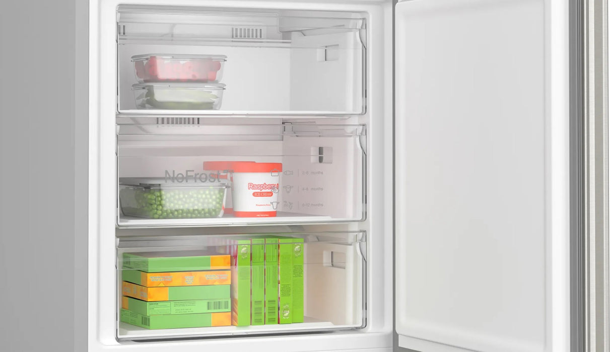 Refrigerator with freezer BOSCH KGN492IDF