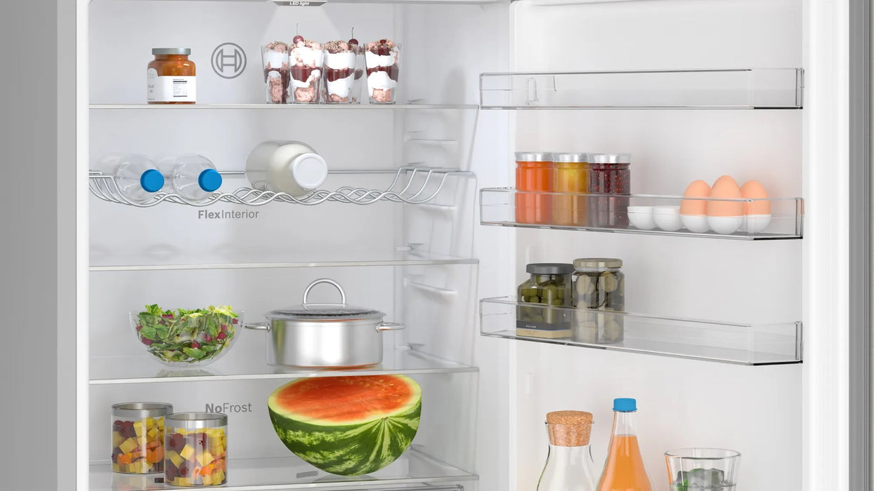 Refrigerator with freezer BOSCH KGN492IDF