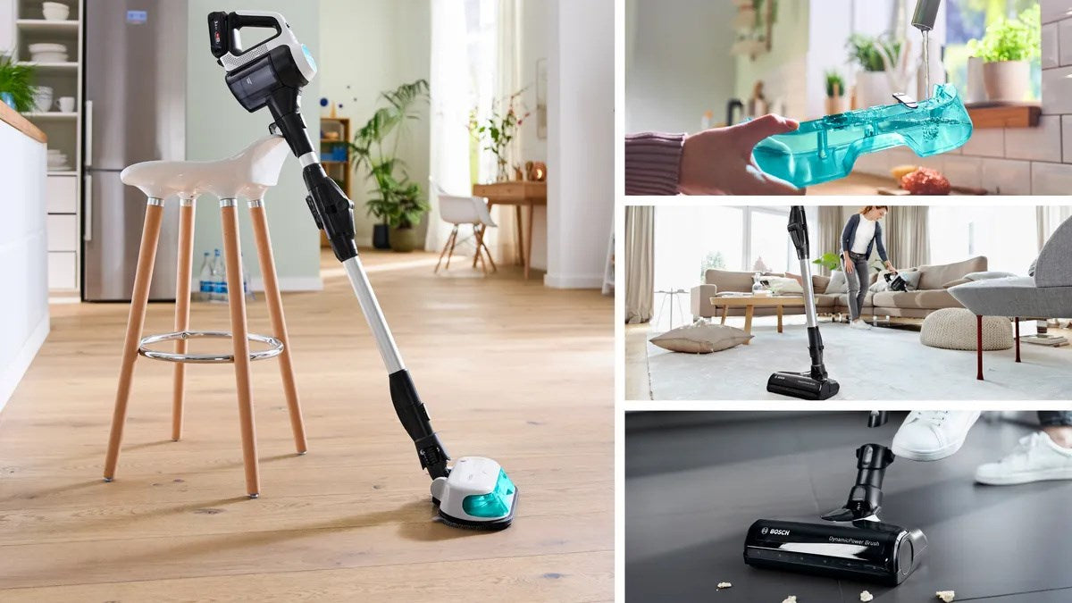 Vacuum cleaner with battery BOSCH Unlimited 7 ProHygienic Aqua BCS71HYG1