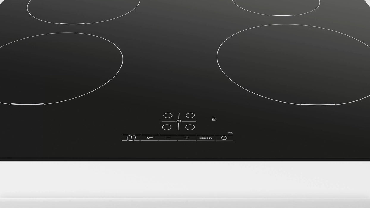 Bosch Serie 4 PUE611BB5D hob Black Built-in 59.2 cm Zone induction hob 4 zone(s)