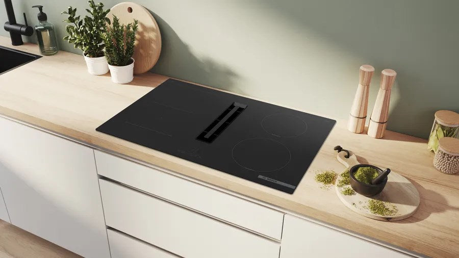 Bosch Serie 4 PVS811B16E hob Black Built-in 80 cm Zone induction hob 4 zone(s)