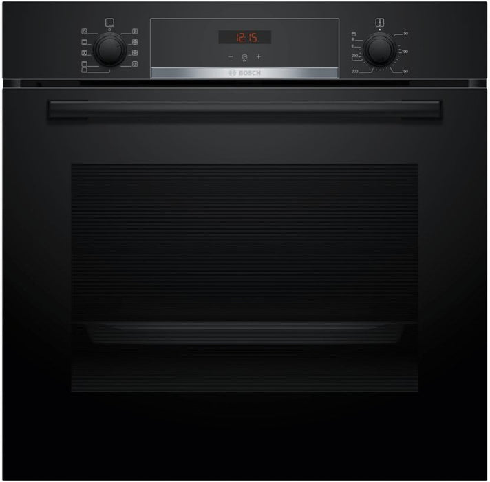 BOSCH HBA514BB3 oven + BOSCH HEZ538000 single-level telescopic runners