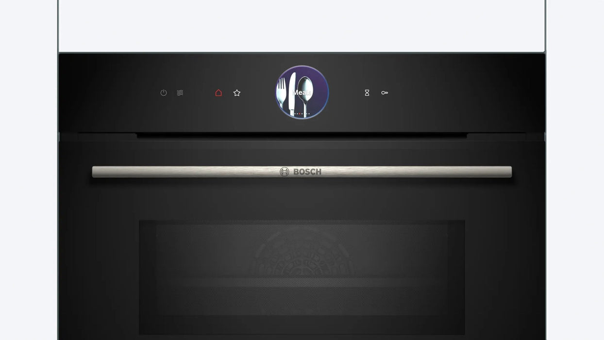 Bosch CMG7361B1 SER8 Compact combi microwave oven, EcoClean back, 20 HM, TFT-touchdisplay