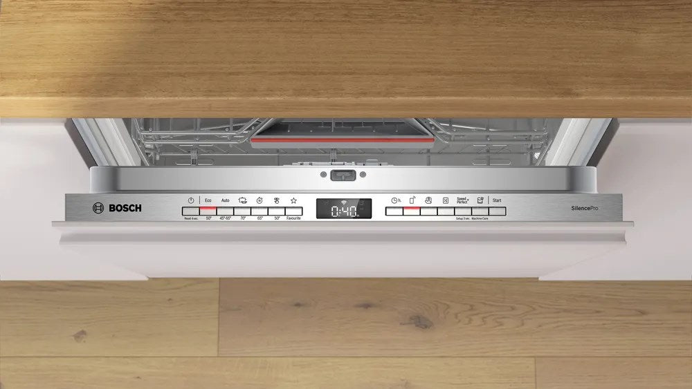 Bosch SMV4ECX23E SER4 Dishwasher fully integrated, C, EcoDrying, 9,0l, 14ps, 6p/5o, 40dB(B), Silence 39dB, 3rd drawer, Rackmatic, HC