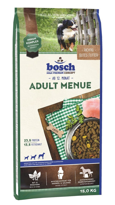 BOSCH Adult Menue - dry dog food - 15 kg