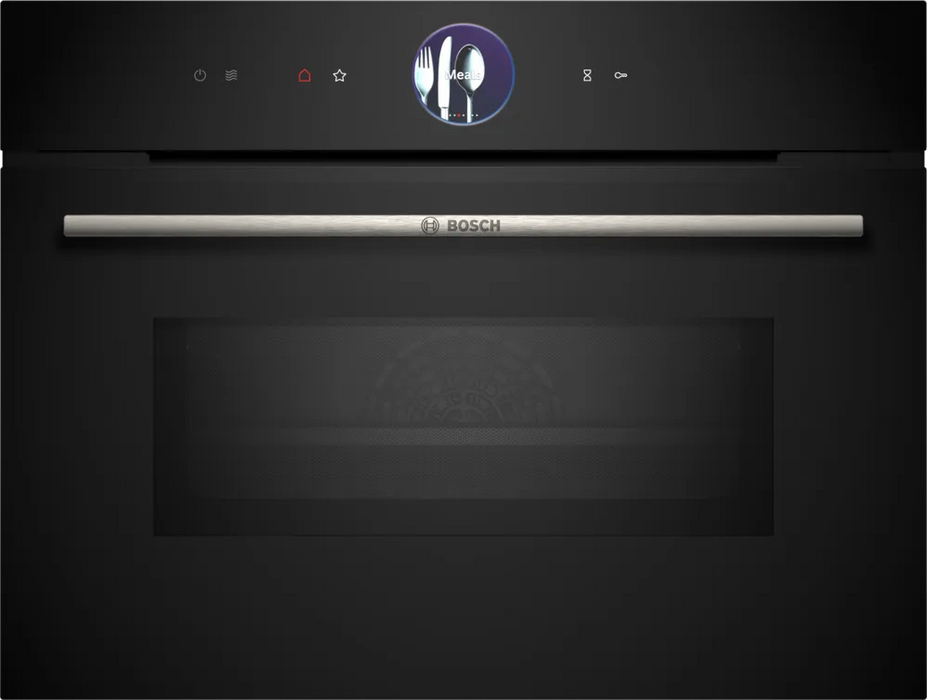 Bosch CMG7361B1 SER8 Compact combi microwave oven, EcoClean back, 20 HM, TFT-touchdisplay