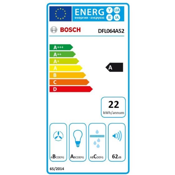 Built-in hood BOSCH DFL064A52