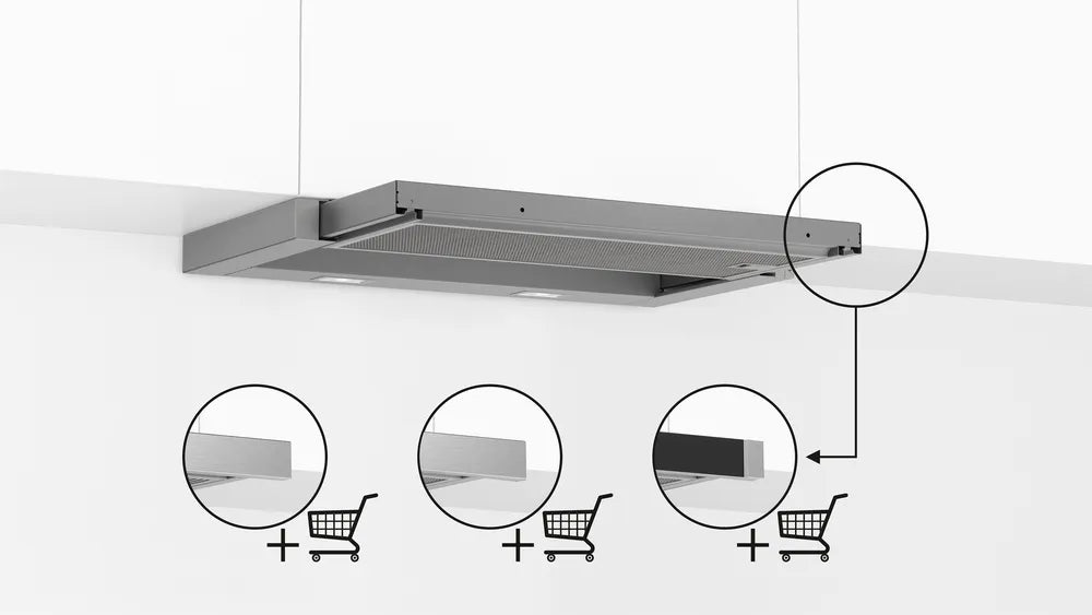 Built-in hood BOSCH DFR067A52, 60 cm, without trim
