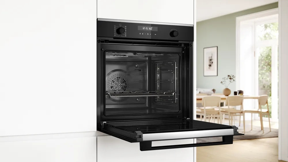 Bosch HBG278BB3, SER6, Oven A+, Pyro+Hydro, 10 HM, AutoPilot 30, SoftClose&SoftOpen, Air Fry tray, black/inox