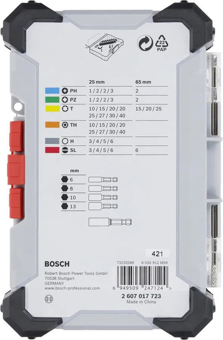 EXTRA HARD BIT SET 43PCS BOSCH