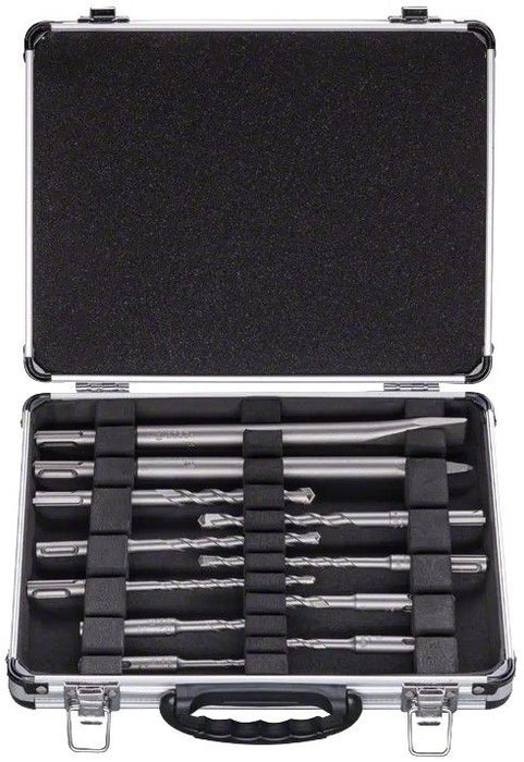 BOSCH 11 PCS DRILL, AWEL AND CUTTER PERFORATOR SET