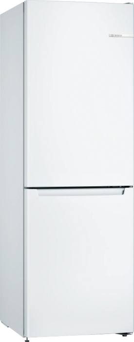 Bosch KGN33NWEB, SER2, FS fridge-freezer NoFrost, E, 176/60/66cm, 282l(193+89), 42dB(D), MultiBox, white, HolidayMode