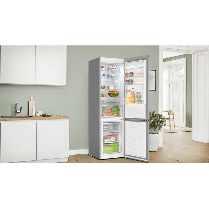 Refrigerator with freezer BOSCH KGN397LDF, 363 l, NoFrost, 203 cm