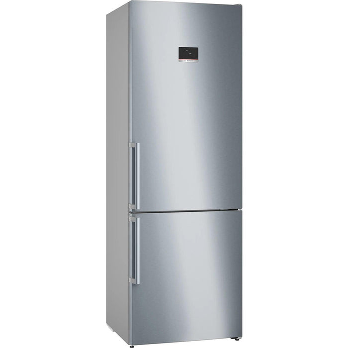 Bosch KGN49AICT SER6; Free-standing fridge-freezer NoFrost, C, 203/70/67cm, 440l(311+129), 35dB, VitaFresh XXL, 0° drawer, Metal back wall with MultiAirflow, Stainless steel