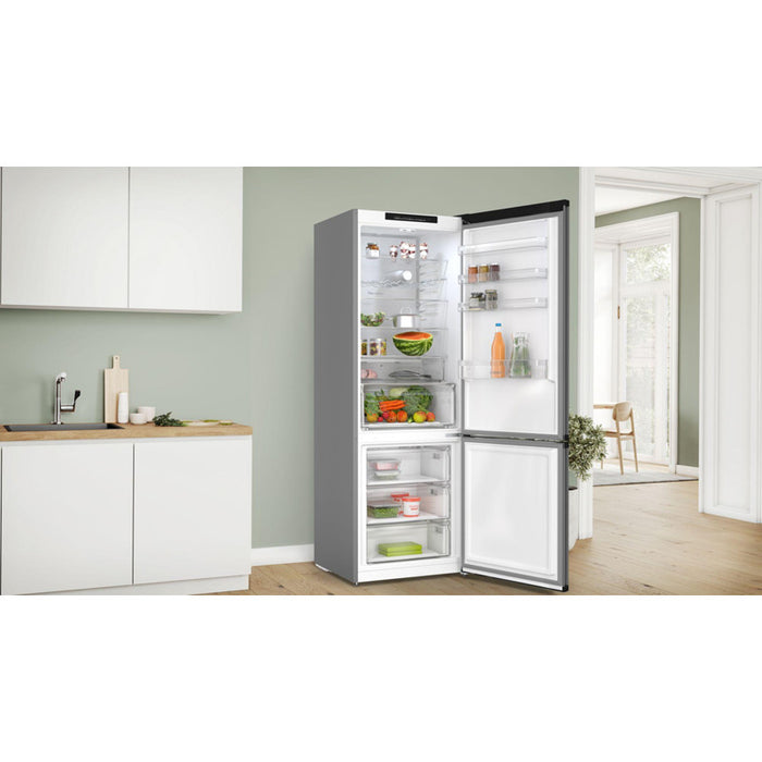 Bosch KGN49OCAF SER4, FS fridge-freezer, Total No Frost, A,  203/70/66.7cm, 440l(311+129), Super silent: 29dB, VitaFresh, Anthracite steel