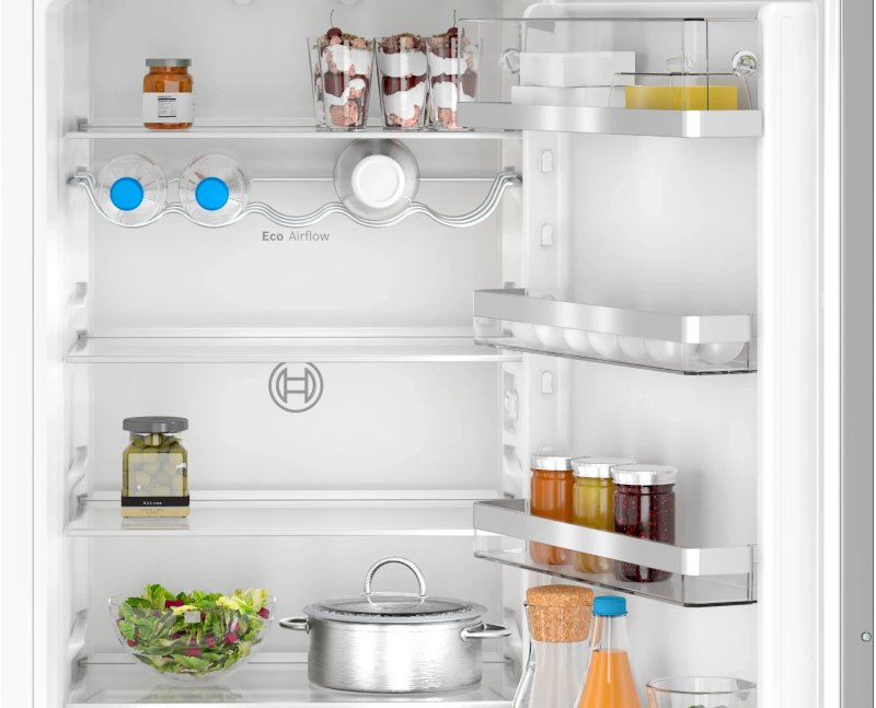 Built-in refrigerator BOSCH KIN96ADC0, 290 l, soft close flat hinge, 193.5 x 55.8 cm