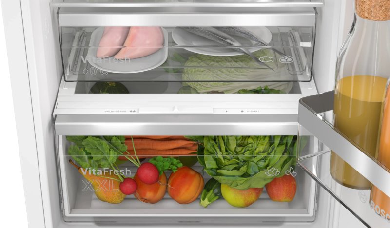 Built-in refrigerator BOSCH KIN96ADC0, 290 l, soft close flat hinge, 193.5 x 55.8 cm