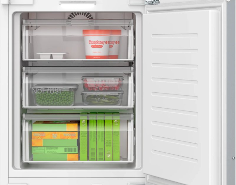 Built-in refrigerator BOSCH KIN96ADC0, 290 l, soft close flat hinge, 193.5 x 55.8 cm