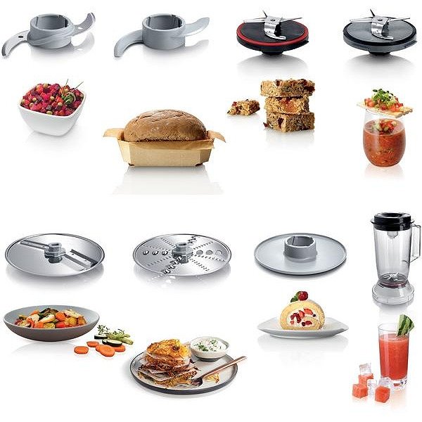 Bosch MCM3501M Food Processor + Baby Chef Recipe Book