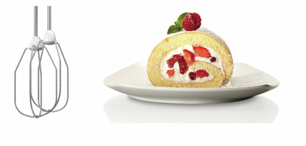 Bosch MFQ2210D, Hand mixer, CleverMixx, 375 W, 4 speed settings, additional pulse/turbo setting, white/blue