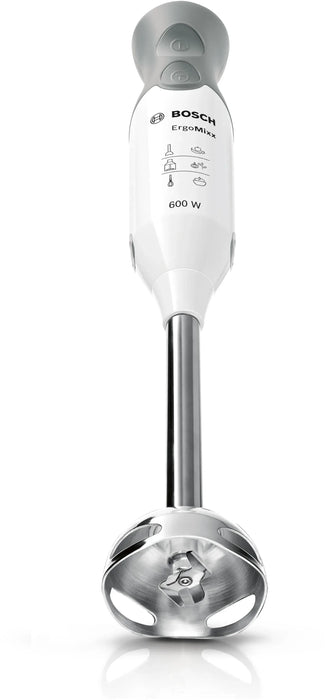 Bosch MSM66110, Blender, ErgoMixx, 600 W, Included transparent jug, White