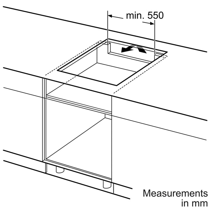 Built-in hob BOSCH PVQ61CHB1E